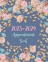Appointment Book 2023-2024: 8 Columns with Tab , Monday to Sunday with 8AM - 9PM Times 15 Minute Int