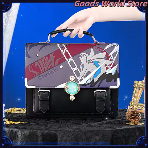 In stock Alhaitham Furina Wriothesley Xiao Klee Kazuha backpack handbag Game Genshin Impact Cosplay 
