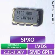 2pcs SG5032VAN-100.00M-KEGA 5032 100M 100MHZ SG5032VAN-100.00M LVDS SPXO 6Pin SG5032VAN 3250 5.0*3.2