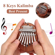 【YF】 8 Keys Kalimba Best Children Girlfriend Wood Musical Instrument