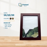 2A Picture Frame 5R/6R/8R Wood Design Minimalist Wall Decor Photo Frame (Y2134)