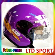 TOPI LTD SPORT BARU HELMET (PURPLE) + FREE CLEAR SIDE CAP