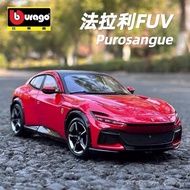 Ferrari FUV Purosangue 1:24  Metal Alloy Toys Car Model Diecast Vehicle For Boys Kids Simulation Sou