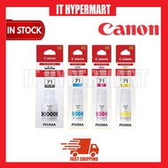 CANON INK GI-71 BLACK CYAN YELLOW MAGENTA FOR CANON G1020/G2020/G3020/G3060 SERIES