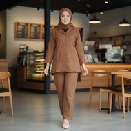 Young Elephant Civil Servant Uniform Set for Men and Women, Civil Servant Shirt, Regional Government