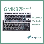 Zuoya GMK87 Keyboard Kit  TKL Gasket-mounted Screen Custom Keyboard Kit (GMK67 but TKL) - kit only n