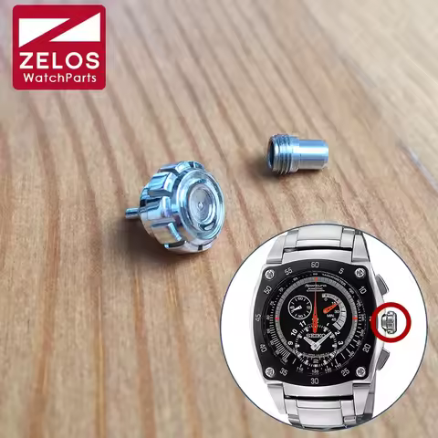 Steel Waterproof Crown for SEIKO Sportura 48*60mm Automatic Watch