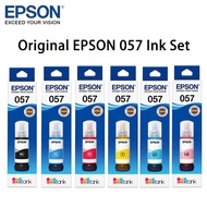 Original  Epson 057 Ink EPSON FOR EcoTank L8050 / L18050 series Printer BOX 6 Bottle 70ML BK/C/M/Y/L