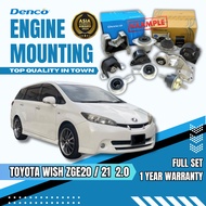 DENCO - TOYOTA WISH 2009-2012 ZGE20/ZGE21 2.0 "INSULATOR KIT ENGINE MOUNTING"'