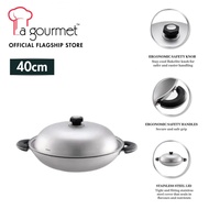 La gourmet Elite 40cm 5-Ply Stainless Steel Wok