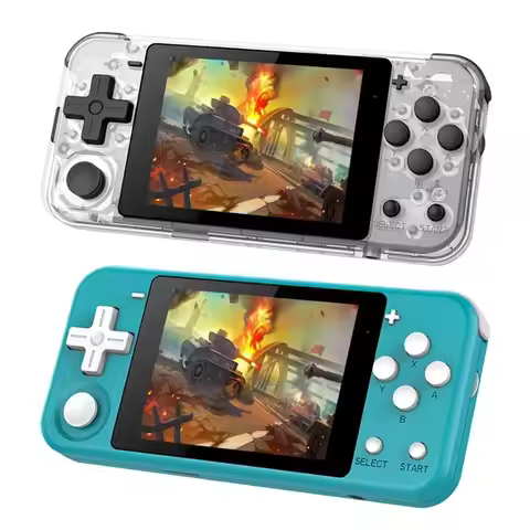 POWKIDDY NEW Q90 3-Inch IPS Screen Handheld Console Dual Open System Game Console 16 Simulators Retr
