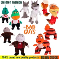 THE BAD GUYS Plush Doll Wolf Shark Piranha Tarantula Snake Plush Toy Decoration Birthday Gift Christ