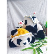 Chengdu Panda Doll Plush Toy Simulation Doll Birthday Gift Souvenir Cultural Creative Cute Knitted G
