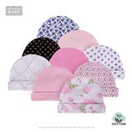 Hudson Baby Cap Set 3pcs Girls 0-6months
