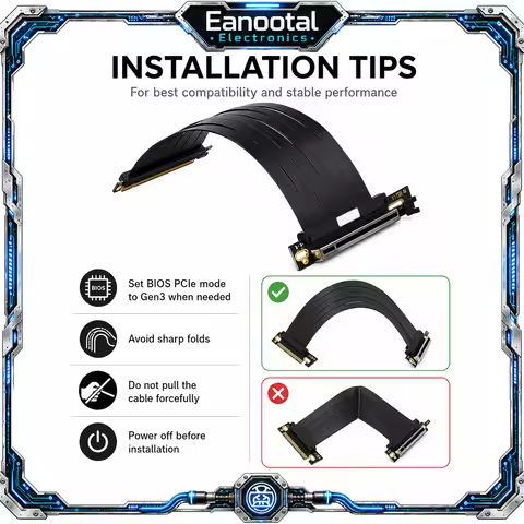 Vertical GPU Mounting Kit 3 Slot Graphics Card Bracket PCIe 3.0 4.0 x16 Extension Cable Option
