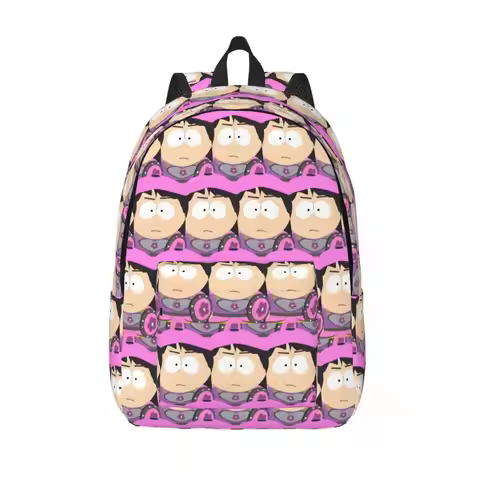 Custom Smart Shieldmaiden Wendy Travel Canvas Backpack School Laptop Bookbag South Park Pattern Coll