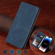 [Woo Fashion Case] เคสหนังเคสมือถือแบบเปิดปิดชนิดแม่หล็กสำหรับ iPhone 14 Pro Max 13 12 11 SE 2022 2020 XS XR X 8 7 6S Plus