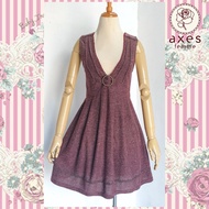 Axes Femme wine daily dress