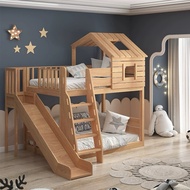 [SG Seller ] kids Bunk Bed with Pull Out Storage Bed|Kids Bunk Bed