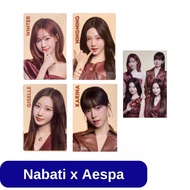 Vegetable Photocard x Aespa Aespa Photocard