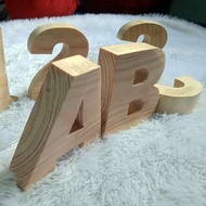 Embossed wooden letters, wooden numbers,/ wall decorations, home numbers