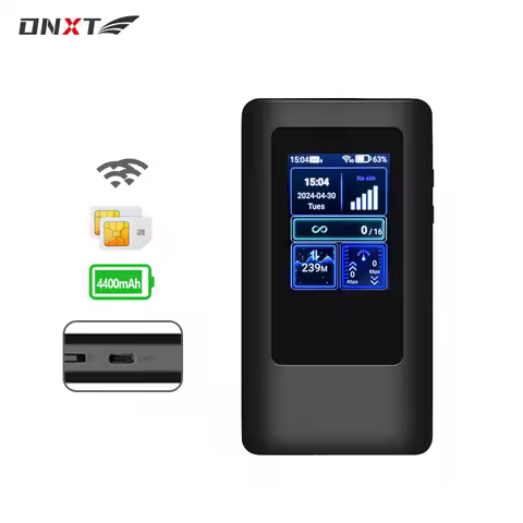 DNXT 5G Portable Wifi Router Wireless Mifis 5g Dongle Wifi6 Wifi Mobile Router LCD Mini CPE 4G/5G Wi