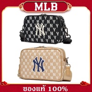 South Korea MLB Shoulder Bags Retro Old Flower New York Yankees Handbag Sapai Bag Camera