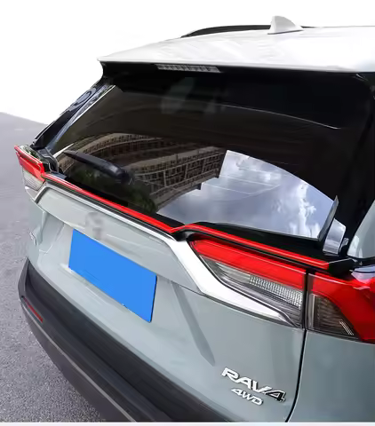 For 2019 2020 New Toyota RAV4 Spoiler High Quality ABS Material Car Rear Wing Lip Spoiler by Primer 