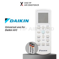 Daikin Air Cond Remote Controller With Battery / Alat Kawalan Jauh / Kontrol Air Cond / 冷气遥控