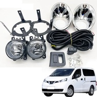 Car Front Bumper Fog Light Lamp Wires Switch Cover Frame Kit for Nissan NV200 2010 2010 2011 2012 20