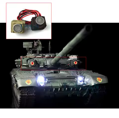 Spare Heng Long Red Black Eyes Modified For 1/16 Russia T90 RC Tank Car 3938 Parts TH16371