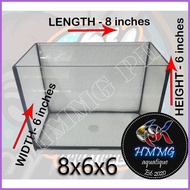 ◪ ❃ ✗ Betta Tank, for pet grooming, (maximum of 2 Tank per Checkout) 4x4x4, 4x4x6, 6x4x6, 6x4x8 , 6