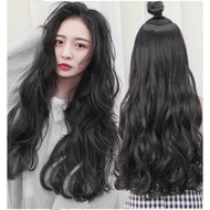 High-quality long pleated female wigs like real hair U-Shaped clip TGNU3