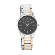 Titan Quartz Analog with Day and Date Black Dial Metal Strap Watch for Men