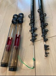 Daiwa 急速石鯛 Ⅳ-525T 2 件套擺動桿帶尖端蓋碳晶須釣魚竿