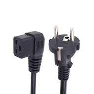 Right Angle C19 to Europe plug Power Cable for Server/PDU, Connected To C20 AC Power Cable Schuko Ad