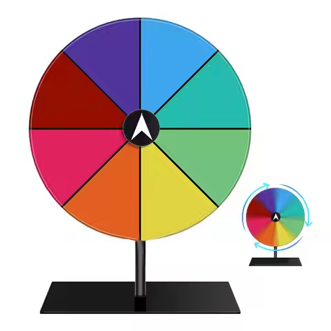 Prize Wheel Dry Erase Spin Wheel Spinner Game Color Roulette Wheel Editable Spin Wheel For Prize Whe