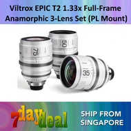 Viltrox EPIC 35mm/50mm/75mm T2.0 1.33x Full Frame Anamorphic Cine Lens 3-Lens Set (PL Mount)