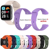 สายนาฬิกาข้อมือซิลิโคน สําหรับ Redmi Watch 3 3 Active 3 Lite