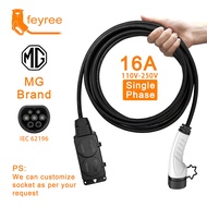 feyree เครื่องชาร์จ EV แบบพกพา Type2 Discharge ปลั๊ก EU 16A EVSE การชาร์จ EV Car Charger Type2 ปลั๊ก