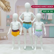 KATUN Contents of 3 Pcs Boys' Underwear Agree Kids AG 200 Soft Cotton AG200 - Agree Kids AG 200 Boys