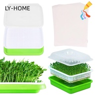 LIAOYING  Sprouter Tray Home Garden Hydroponic Tray Nursery Paper Sprout Pot
