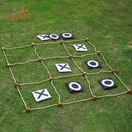 Giant Tic - -Toe Outdoor Game Instant Setup, No Assembly Bean-Bag Toss Games Set,Giant - for Adults