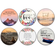 Bible verse badge ref magnet 2.25 inches