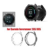 Cover TPU Transparent Soft Case For Garmin Watch Forerunner 265 / 965 Accessories