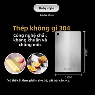 Lớn Làm Dày 2 Mặt Thớt Inox 304 316 Kháng Khuẩn Chống Khuôn Sử Dụng Tại Nhà Thớt Trái Cây