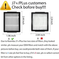 Replacement HEPA Filter Compatible for iRobot Roomba Combo i,e,j Series:E5 E6 i1 i3 i4 i5 i6 i7 i8 J