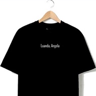 LUANDA ANGOLA Printed t shirt unisex 100% cotton