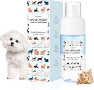 Dog Detangler & Dematting Spray - Leave-in Formula Baby Powder Scent | Infused with Coconut Oil Jo