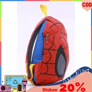 ⭐Cod⭐ School Bag For Elementary School / Kindergarten Boys Red Spiderman Original GARSEL